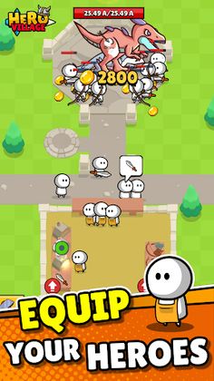 Hero Village – Idle RPG - Screenshot 1