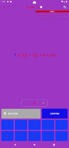Cruse maths Puzzle - Screenshot 3