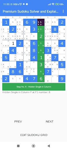 Sudoku Solver with Steps Pro - Screenshot 4