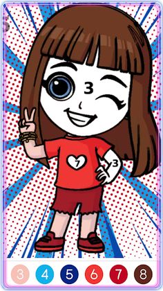 Luccas Neto Coloring by Number - Screenshot 4