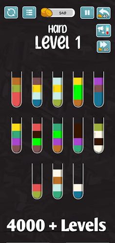 Water bottle sort - Screenshot 2