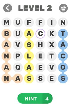 Find Words (Foods) - Screenshot 2