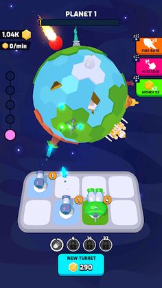 Planet bomber 3D - Screenshot 1