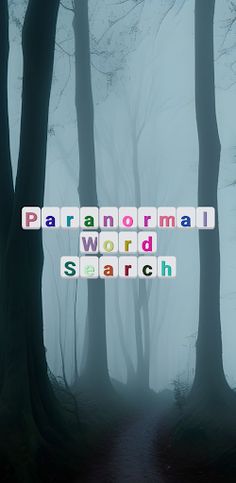Paranormal Word Search - Screenshot 1