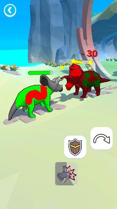 Dino Fight - Screenshot 2