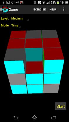 3D Sliding Cube Puzzle - Screenshot 1
