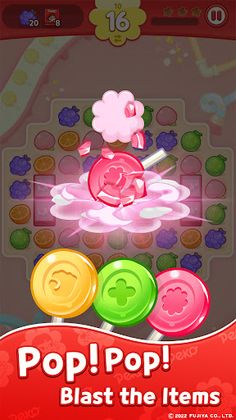 PEKO POP : Match 3 Puzzle - Screenshot 3