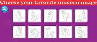 Little Unicorn Coloring Pages - Screenshot 3