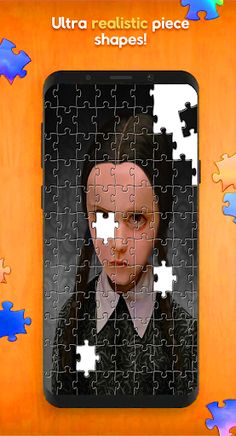 Wednesday Addams Jigsaw Puzzle - Screenshot 1