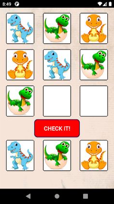 Puzzle Dinasours - Screenshot 2
