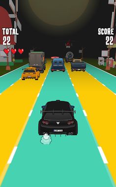 Drive the car - escape the pol - Screenshot 1