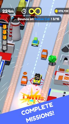 Bouncy Cops - Screenshot 4
