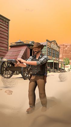West Gunfighter: Shooting Game - Screenshot 1
