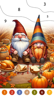 Golden Autumn: Color by Number - Screenshot 5