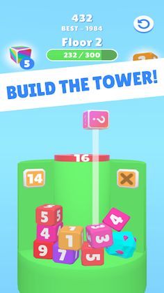Tower Cube Drop - Screenshot 1