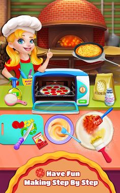 Sweet Pizza Shop - Cooking Fun - Screenshot 1