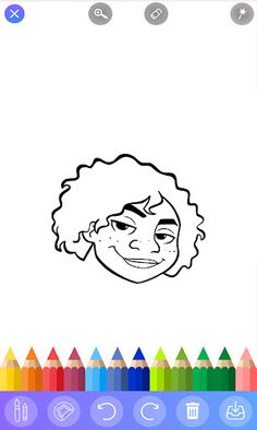 Glitter Coloring Book Encanto - Screenshot 2