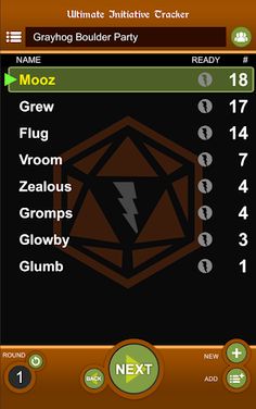 Ultimate Initiative Tracker - Screenshot 4