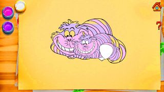 Coloring alice in wonderland - Screenshot 2