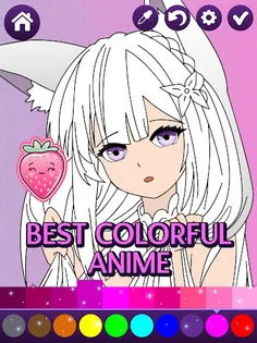 Anime Manga Coloring Book - Screenshot 2