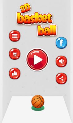 2D Basket Ball - Basketball - Screenshot 1
