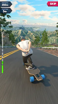 Downhill Race League - Screenshot 1