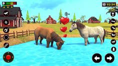 Wild Horse Games Family Sim 3D - Screenshot 2