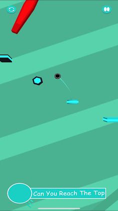 Cyan Ball Bounce - Screenshot 1