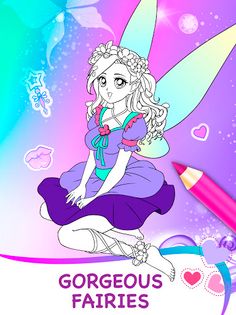 Magic Fairy Coloring Book for - Screenshot 3