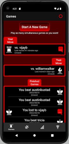 Chess By Post Premium - Screenshot 2