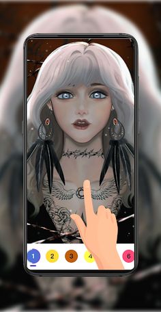 Tatto Girl:Color Master by Num - Screenshot 1