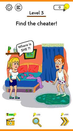 Braining:Tricky Test Guess Who - Screenshot 1