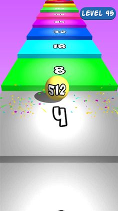 Merge 2048 Run Ball - Screenshot 4