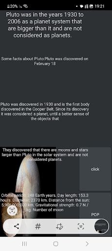 Information in space - Pluto - Screenshot 2