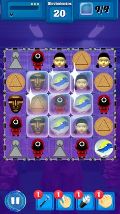 Swuid game match 3 dalgona - Screenshot 1