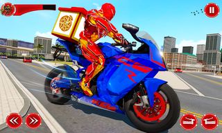 Superhero Bike Delivery Taxi - Screenshot 2