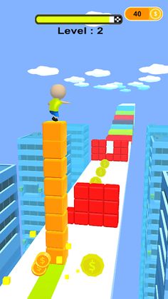 Cubes Tower Run - Cube Runner - Screenshot 1