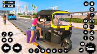 Auto Tuk Tuk Rickshaw Game - Screenshot 2