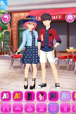 Anime Couples Dress Up Game - Screenshot 1