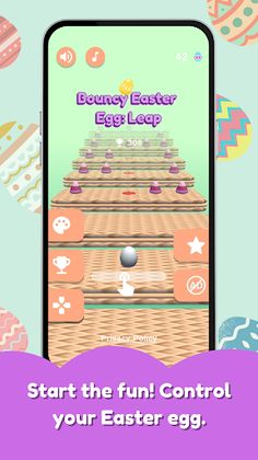 Bouncy Easter Egg : Leap - Screenshot 1