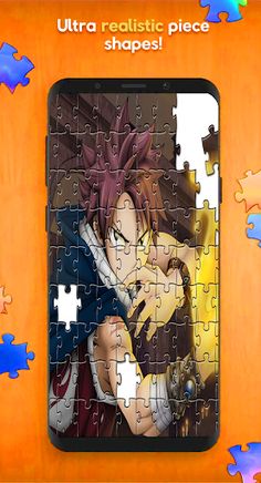 Jigsaw Puzzle Fairy Tail Anime - Screenshot 1