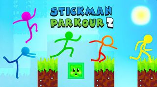 Stickman Parkour 2: on-line - Screenshot 1