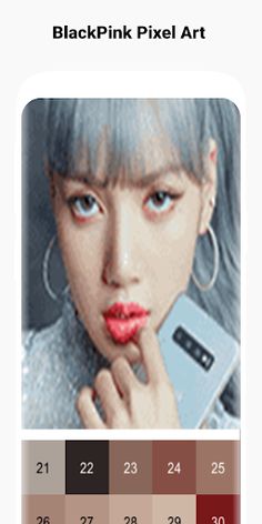 Blackpink pixel art kpop color - Screenshot 4