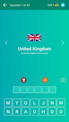 Capitals of Countries in the W - Screenshot 1