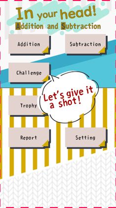 In your head! Addition and Sub - Screenshot 1