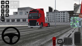 Truck Simulator Snow Roads - Screenshot 2
