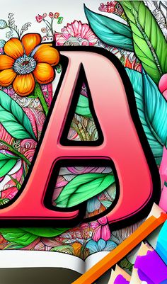 Lore Alphabet Coloring Book - Screenshot 3