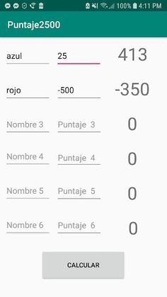 Puntaje 2500 - Version Bolivia - Screenshot 1