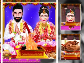 Indian Wedding Makeup Dressup - Screenshot 2