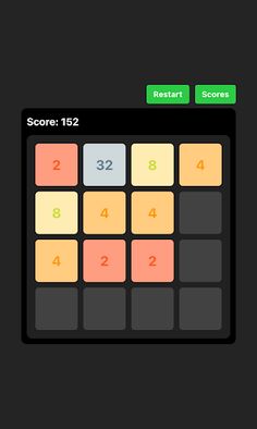 2048 - dark mode - Screenshot 2